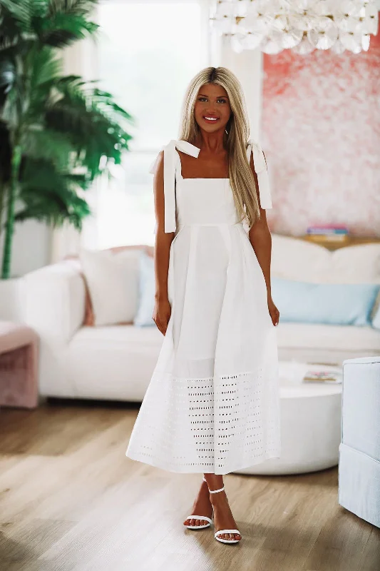 Bianca Midi Dress - White