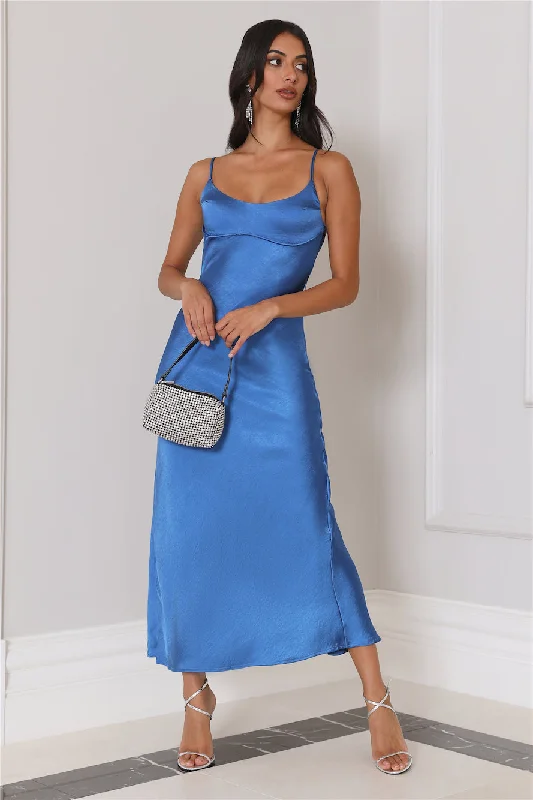 Feels Like Luxe Maxi Dress Blue