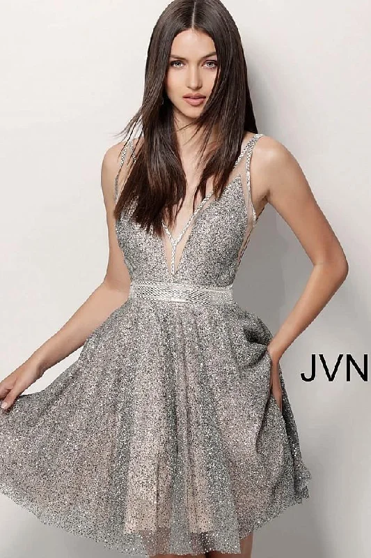 Jovani 62516 Glitter Short Prom Dress