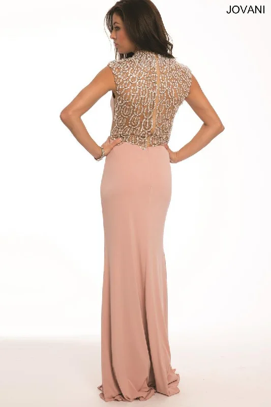 Jovani 21960 Sleeveless Long Prom Gown