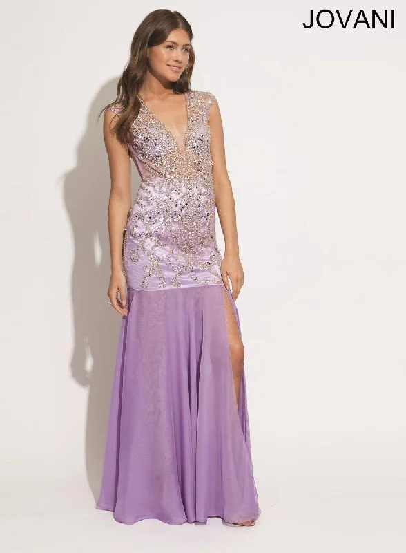 Jovani 90433 Sleeveless Long Prom Gown