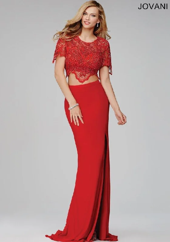 Jovani 28428 Two Piece Long Formal Gown