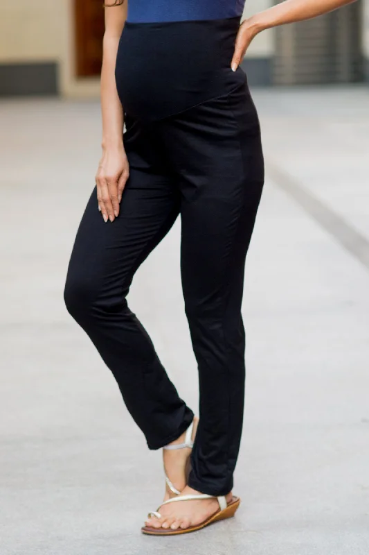 Versatile Viscose Over Bump Stretchable Maternity Leggings