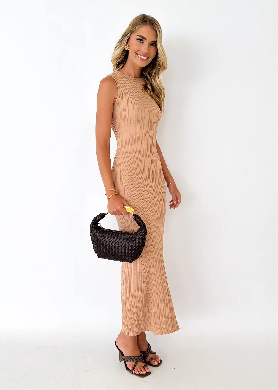 Daylorra Knit Maxi Dress - Latte