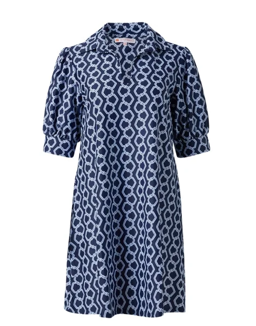 Emerson Navy Print Dress