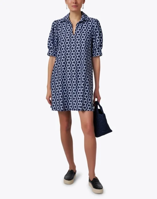 Emerson Navy Print Dress