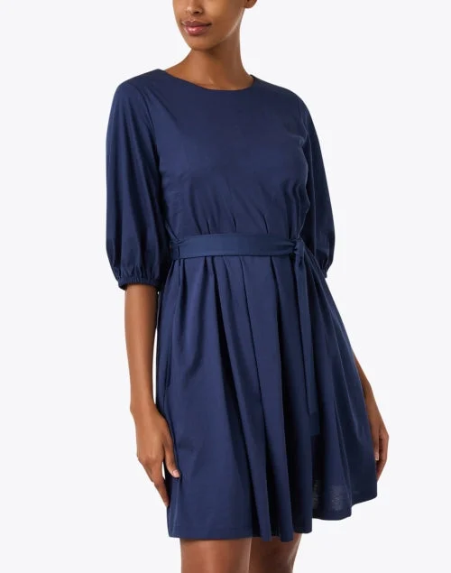 Jumbo Navy Cotton Dress