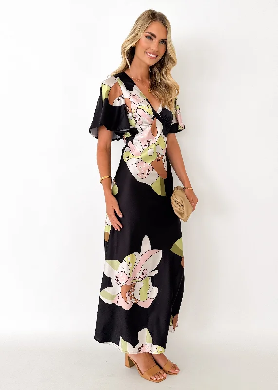 Mintoe Maxi Dress - Black Astrid