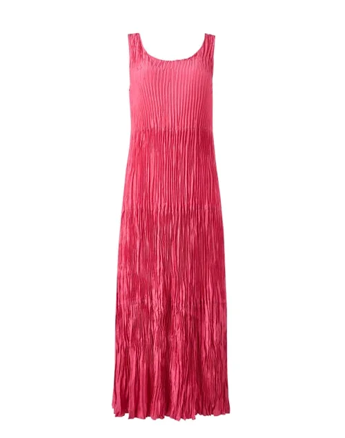 Pink Crushed Silk Dress