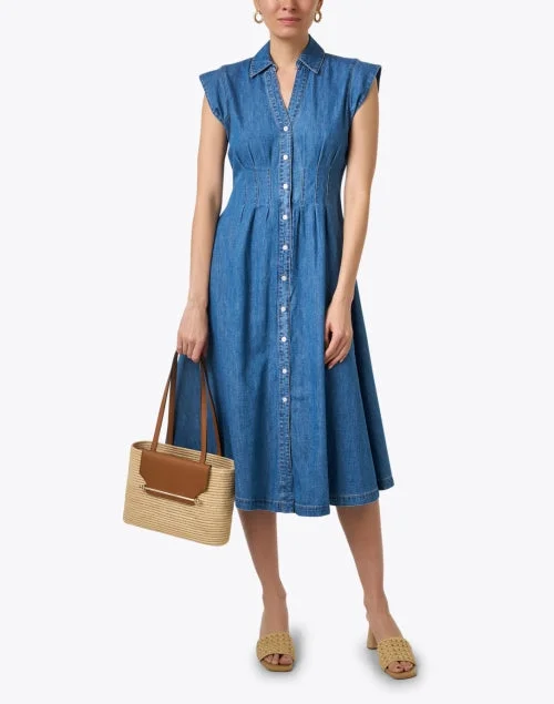 Ruben Blue Denim Shirt Dress