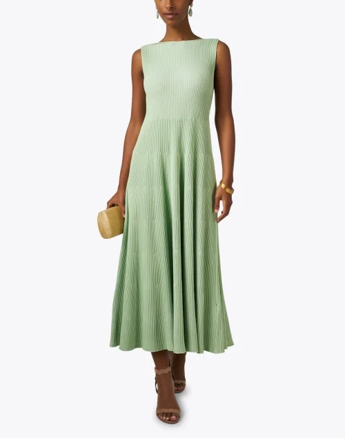 Sunny Green Knit Dress