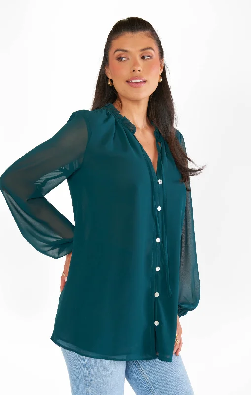 Alicia Tunic ~ Emerald