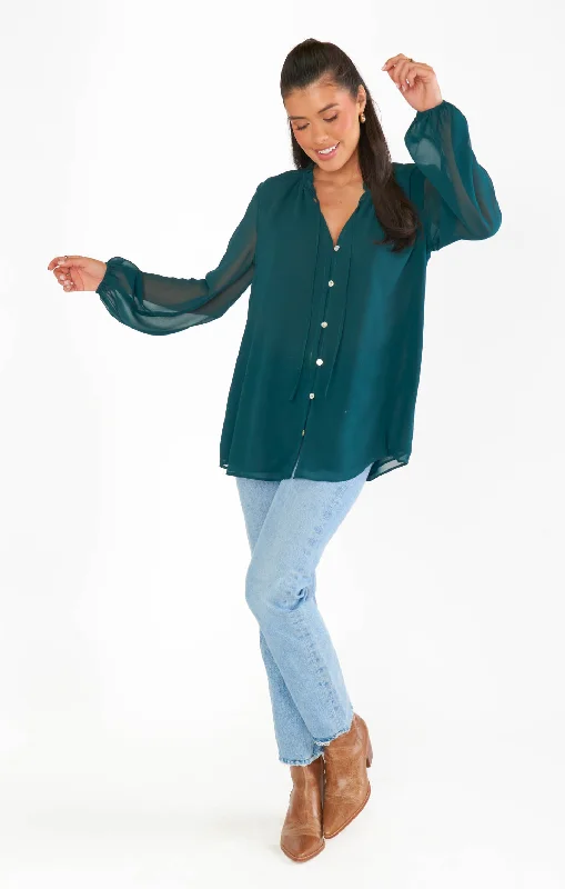 Alicia Tunic ~ Emerald