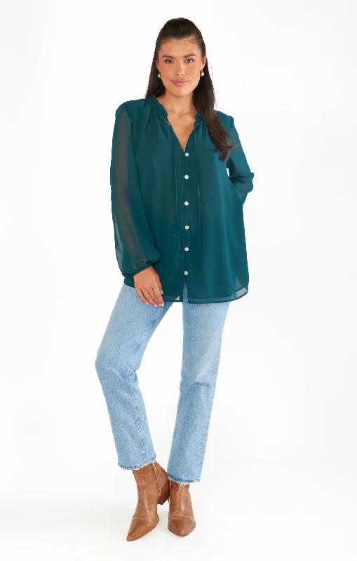 Alicia Tunic ~ Emerald