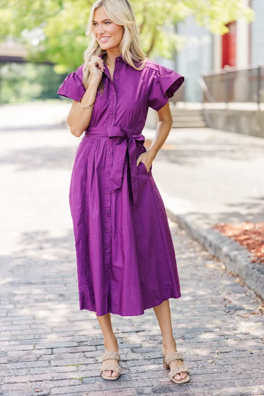 All In A Dream Plum Purple Dress