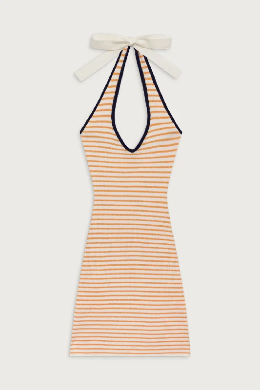 Dolly Knit Mini Dress - Sunset Stripe