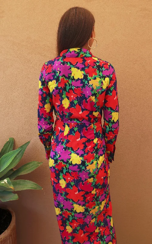 Frankie Wrap Dress In Vintage Floral