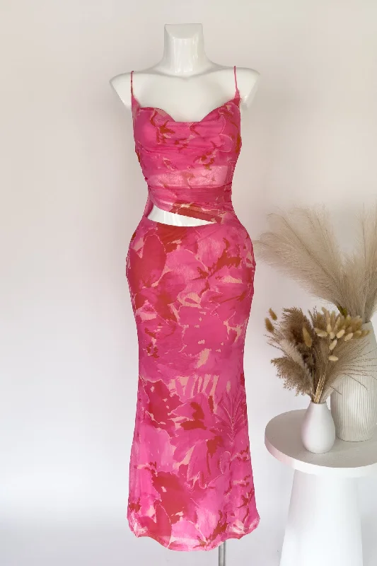 Gemma Maxi Dress - Pink