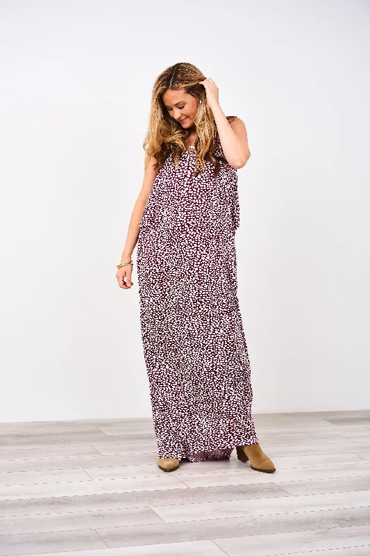 Latched Mama Cocoon Maxi Nursing Dress