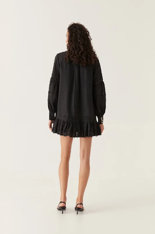 Lotus Shirt Mini Dress