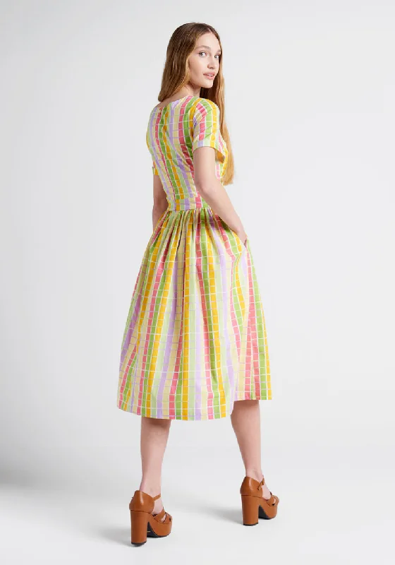 Popsicle Party Midi Dress