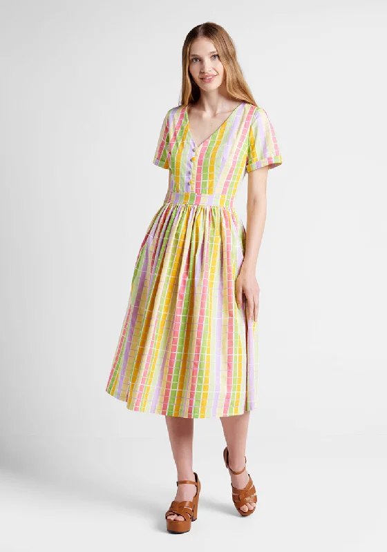 Popsicle Party Midi Dress