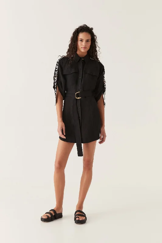 Signal Logo Shirt Mini Dress