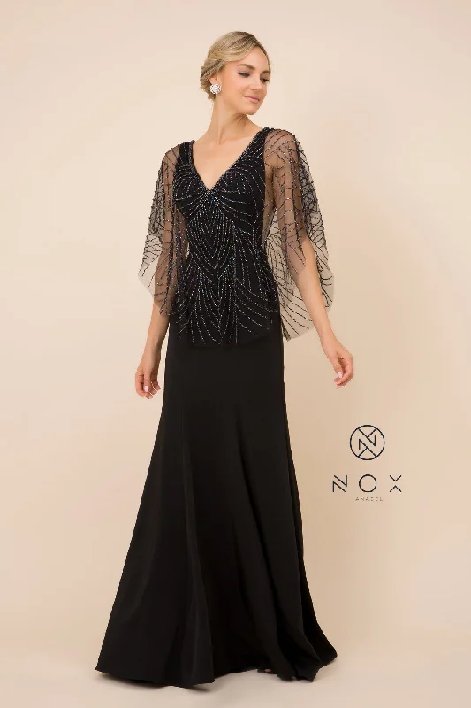 PARTY-PERFECT NET SHRUG TO WEAR WITH YOUR SLEEVELESS GOWNS_Y531 BY NARIANNA