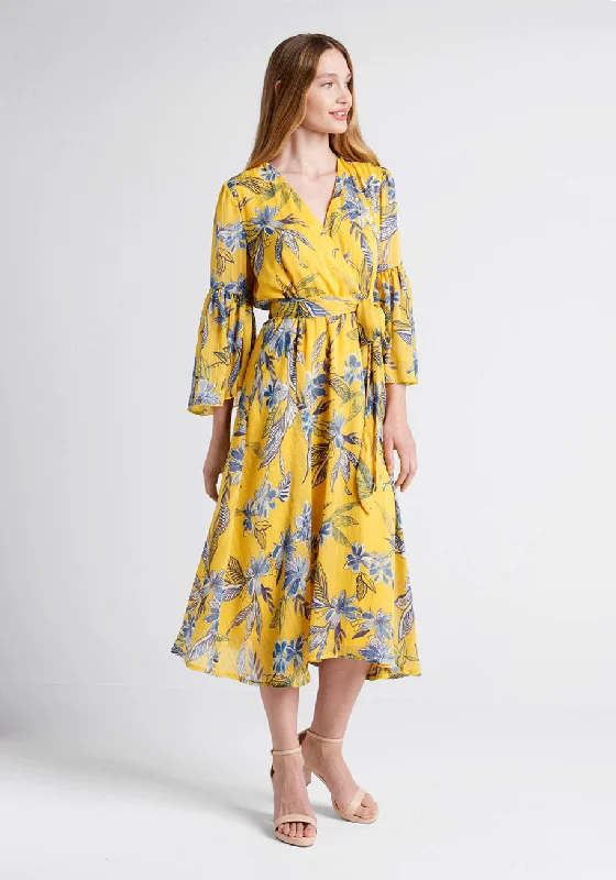 Flurry of Florals Midi Dress