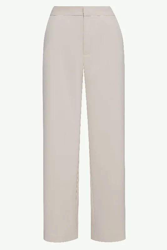 Essential Wide Leg Pants - Stone