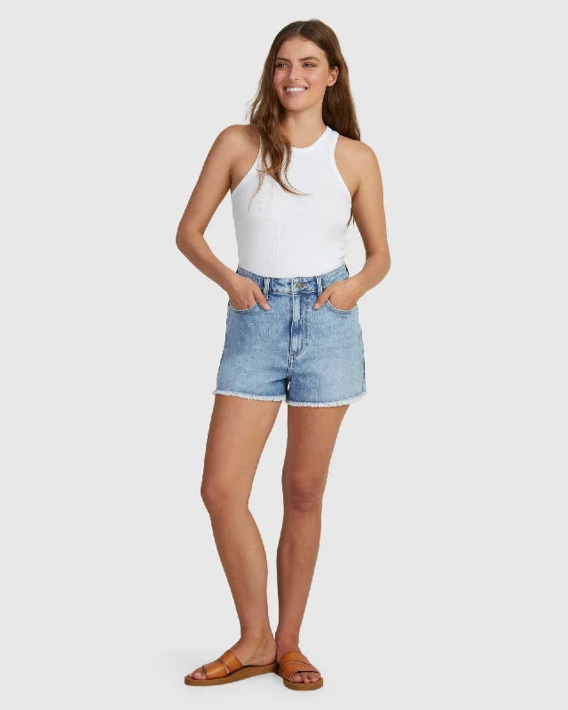 Womens Eva Short Beau Blue Shorts