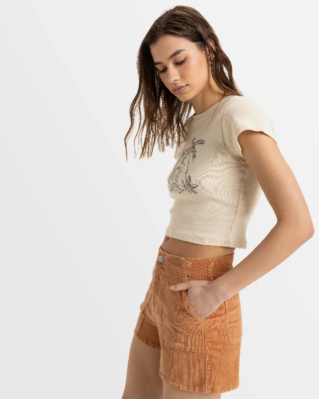 Womens Sessions Corduroy Shorts