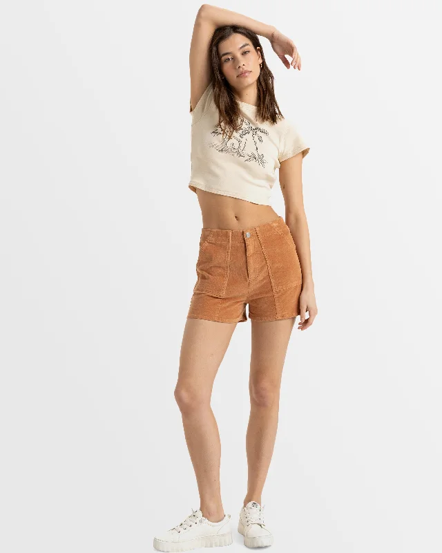 Womens Sessions Corduroy Shorts