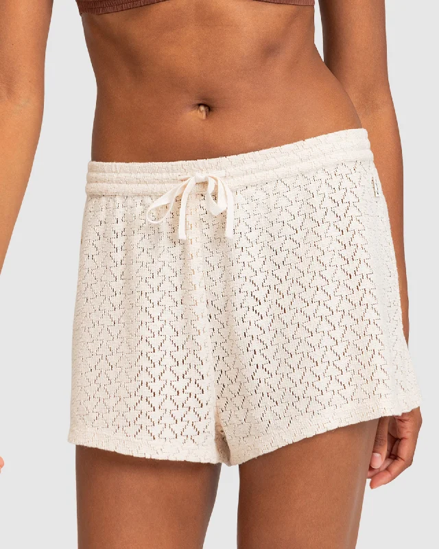 Womens Sunset Riders Crochet Shorts