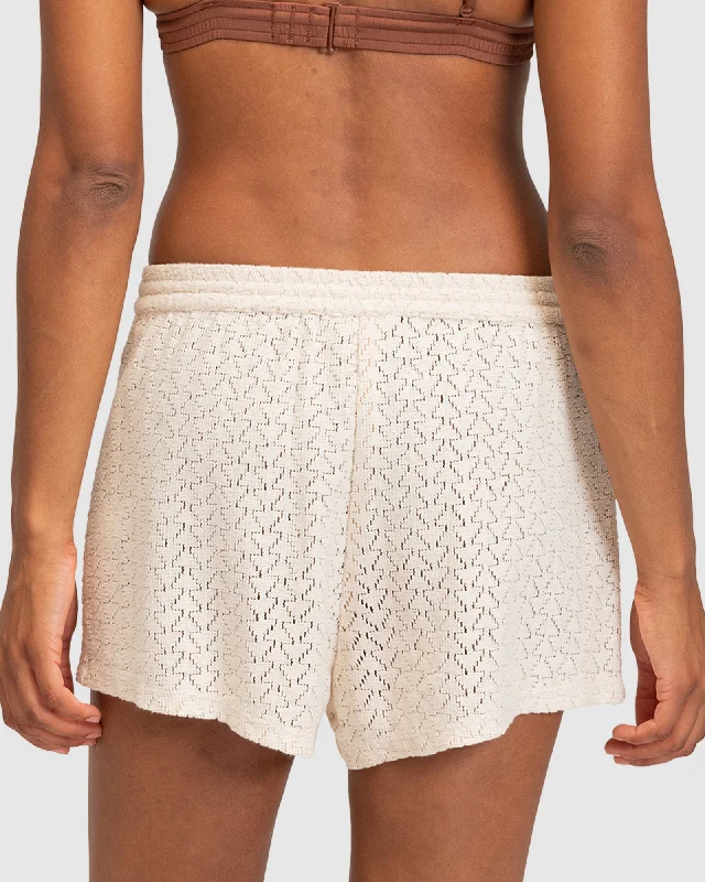 Womens Sunset Riders Crochet Shorts