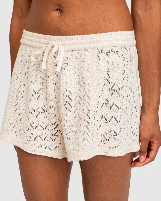 Womens Sunset Riders Crochet Shorts