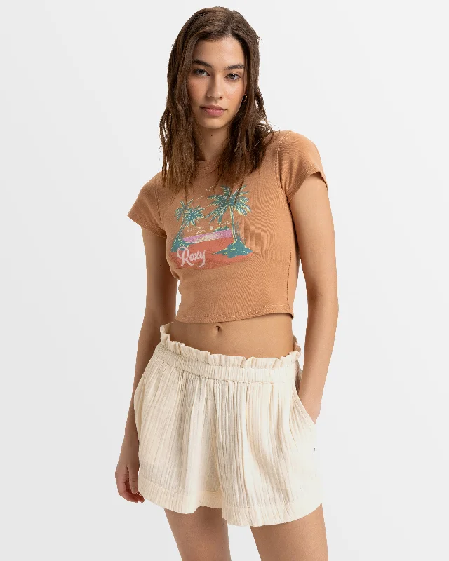 Womens What A Vibe  Beach Shorts